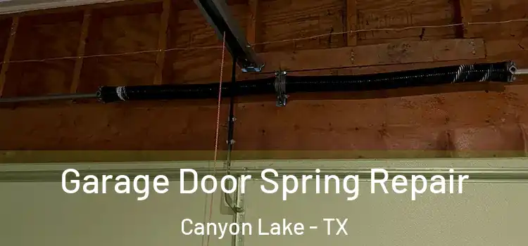  Garage Door Spring Repair Canyon Lake - TX